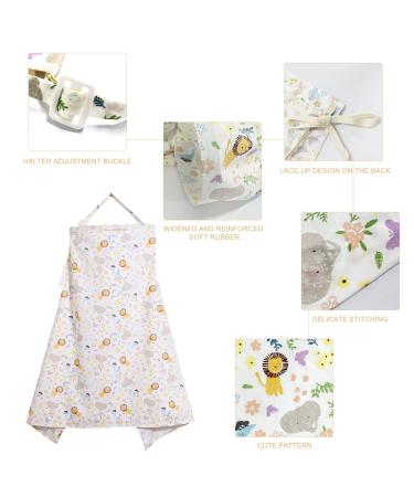 Adjustable Nursing Apron with Washable Pads | Breathable Cotton & All-Round Protection - Perfect for New Moms - Buy Online on GoSupps.com