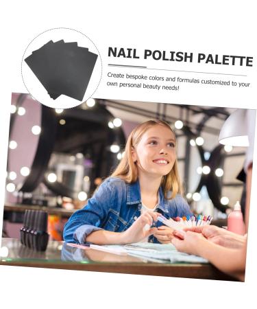5pcs Nail Polish Palette - Color Mixing Plate for Nail Art & Makeup | Cosmetic Tool for Artists - Buy Online on GoSupps.com