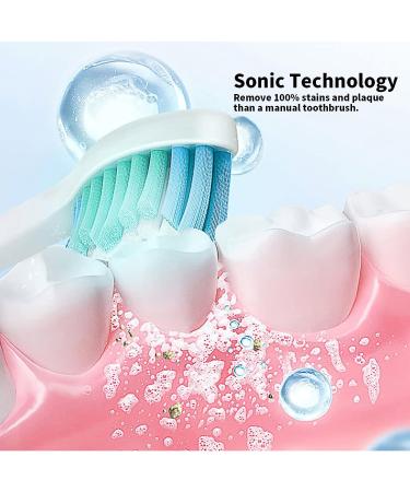 Goyisee Sonic Electric Toothbrush: 5 Modes, 35,000 VPM, IPX7 Waterproof, 60-Day Use, Rechargeable, 2 Dupont Bristles, for Adults - White - Buy Online on GoSupps.com