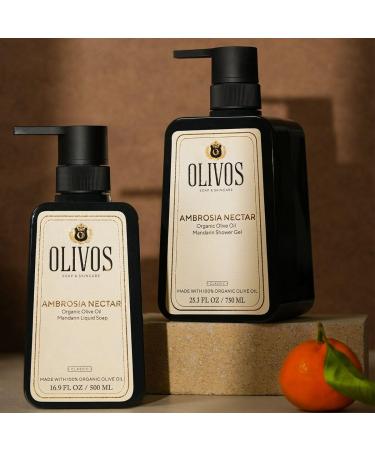 Daspi G da San Tic A OLIVOS Organic Olive Oil Mandarine Shower Gel 750 ml - Buy Online on GoSupps.com