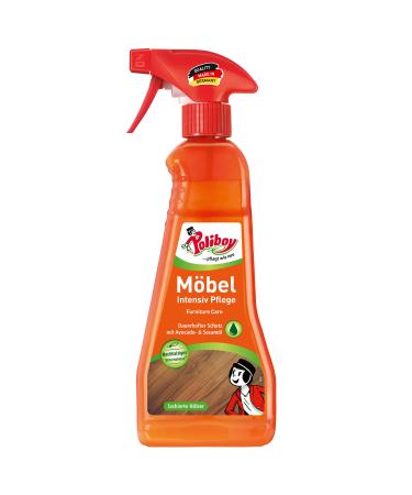 Poliboy furniture intensive care - care products for lacquered wood - protective and refreshing wood care - color -neutral - 1x 375ml spraymatic - made in Germany M bel intensive care 375 ml (1 Pack)