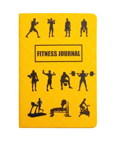 Fitness Journal Workout Planner Notebook Weight Loss Wellness Log Diary Exercise Training Health Tracker 5.7 * 8.3 inch C)Workout