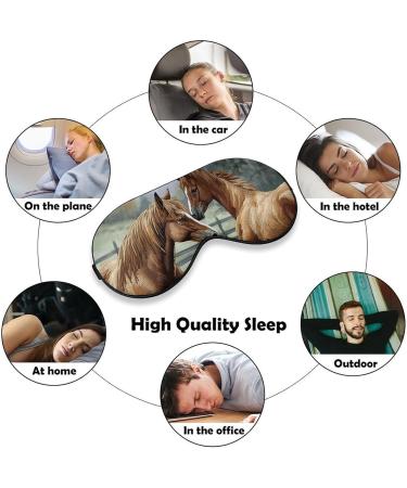 Buy Embroidered Sleep Mask for Men & Women - Breathable Light Blocking Eye Cover with Adjustable Strap for Comfortable Sleep & Naps - Buy Online on GoSupps.com