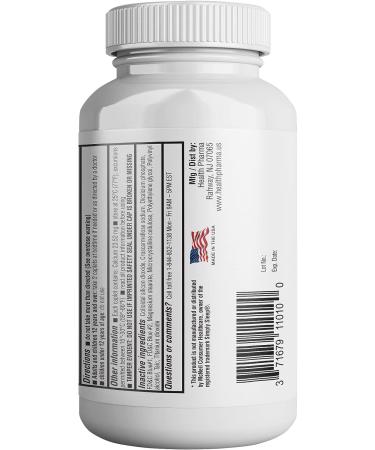 Health Pharma Nighttime Sleep-Aid 25mg Diphenhydramine HCL Caplets (Blue) - 1000 Count - Buy Online on GoSupps.com