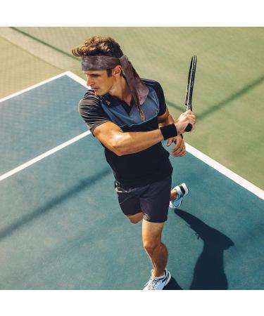 Whaline 6Pcs Tie Dye Sport Headband Set - Elastic Non-Slip Head Wrap for Men and Women | Perfect for Working Out, Running, and Athletics | Multicolored Sweatband Set - Buy Online on GoSupps.com