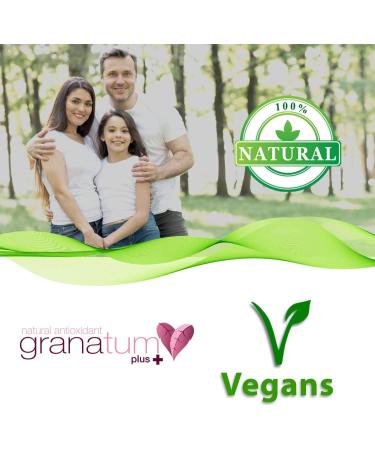 Granatum Plus: Powerful Pomegranate & Olive Extract Dietary Supplement - 4 Boxes of 60 Capsules | Punicalagin & Hydroxytyrosol - Buy Online on GoSupps.com