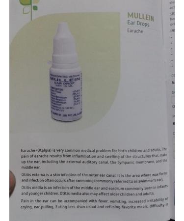 Mullein Ear Drops for Ear Infections and Earache Relief - Buy Online on GoSupps.com