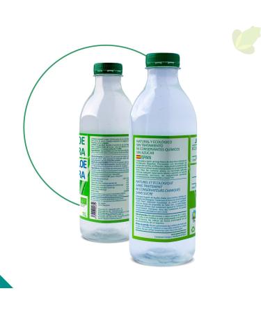 Green Frog - Pure Aloe Vera Drink with Pulp (99.8%) - 1 Liter - European Organic Certificate - 100% Organic - No Aloins and S - Buy Online on GoSupps.com