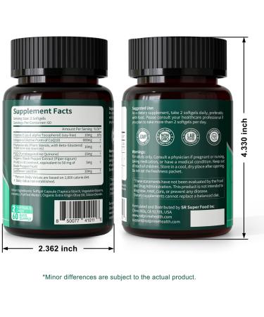 Natprime CoQ10 600mg Softgels - Ubiquinol High Absorption Coenzyme Q10 Supplement - Antioxidants Vascular Heart Health Energy & Vitamin Supplements- 2 Month Supply - 120 Count - Buy Online on GoSupps.com