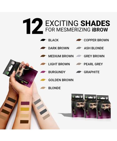 Mina ibrow Henna Hair Color Light Brown Long Lasting Natural Spot coloring and Hair Tinting Powder with Rose water for Henna fixing Water and Smudge Proof Upto 30 Applications Vegan and Cruelty free Light Brown+Rose Water - Buy Online on GoSupps.com