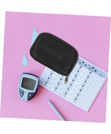 Healvian Zipper Case 2Pcs Blood Meter Storage Bag | Diabetic Supplies Meter Case | Convenient Diabetic Pouch | Zippered Storage Bags - Buy Online on GoSupps.com