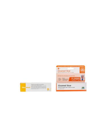 Cicamed Organic Science Scar Treatment Sun Kit: Silicone Gel Remover + Cicablock SPF Cream - Buy Online on GoSupps.com