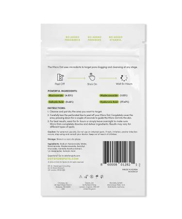 Shop Dots for Spots Micro Dot Anti Pimple Patch - Oval 9 Pack | Fast-Acting Hydrocolloid Acne Treatment | Vegan & Cruelty-Free - Buy Online on GoSupps.com
