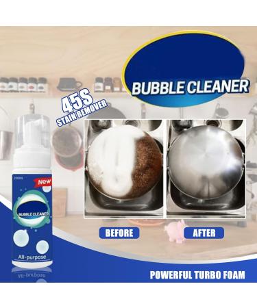 Kitchen All-Purpose Bubble Cleaner 100ml Bathroom & Kitchen Bubble Cleaner Fast Usage Multipurpose Foam Cleaner Spray Safe Grease Cleaner Foam Spray for Rust Stain Oil Kitchen - Buy Online on GoSupps.com