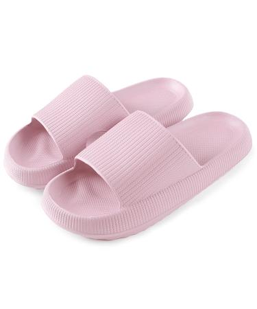 Monerffi women sandals outdoor slippers anti-slip beach casual open toe sandals vintage anti-slip breathable lightweight platform 40/41 EU pink