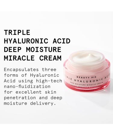 Shop Beauty Pie Triple Hyaluronic Acid Deep Moisture Miracle Cream - Plumping Firming & Anti-Aging Skincare | International Shipping Available - Buy Online on GoSupps.com