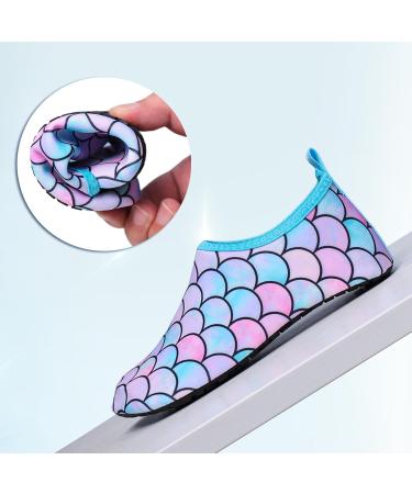 AISPRTS BATESHUHE Kinder Wasserschuhe - Barefoot Beach Shoes for Kids - T2 Fish Scales EU Size 30/31 - Perfect for Swimming & Water Sports - Buy Online on GoSupps.com