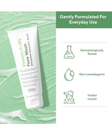 CO'S-lQ Vitamin C-5% Brightening and Glow Face Wash (100 ml) - Buy Online on GoSupps.com