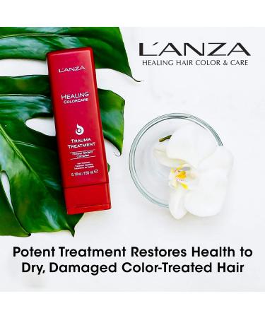 L'ANZA Healing ColorCare Trauma Treatment - Leave-In Bleach Damage Reconstructor (5.1 Fl Oz) - Buy Online on GoSupps.com