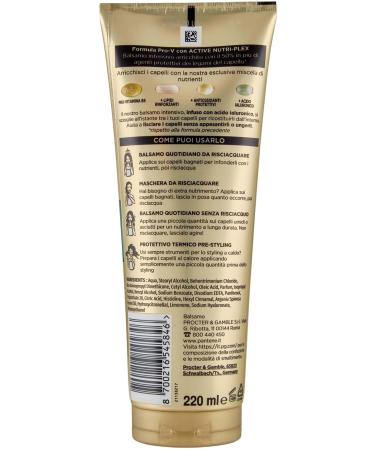  Pantene Pantene 3 Minute Miracle Smooth Silk Effect Balm for Crespi Pro-V Active Nutri-Plex Hair 220 ml - Buy Online on GoSupps.com