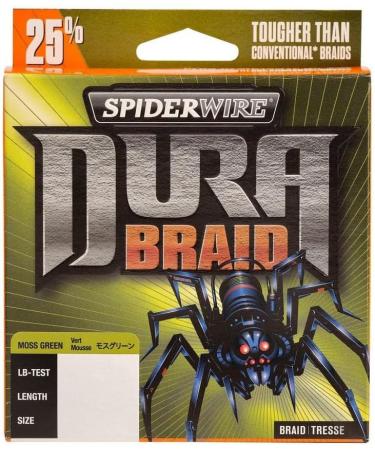 SpiderWire DuraBraid Moss Green Braid Fishing Line 10lb - 150yd - Buy Online on GoSupps.com