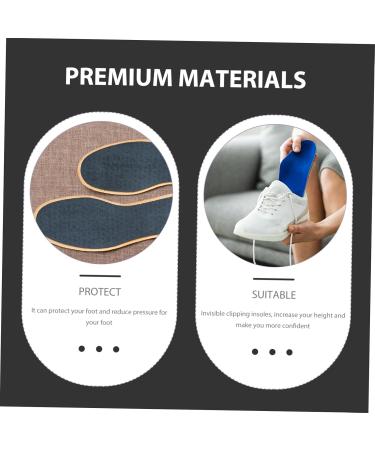 Beaupretty Forefoot Cushion Lift Pads - 6cm Height Increase Insoles & Carpal Tunnel Wrist Brace | Black Shoe Accessories - Buy Online on GoSupps.com