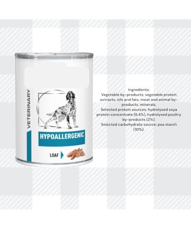 AETN Creations Hypoallergenic Wet Dog Food in Loaf 6 x 400g Cans Gently Cooked Sensitive Recipe for Adult Dogs with AETN Exclusive Coaster - Buy Online on GoSupps.com