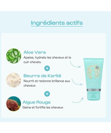 OMUM - Mon Baume Douceur - Apr s-shampoing biologique renfort & hydratation - Fortifie nourrit et d m le - Aloe vera beurre de karit et algues rouges - 150 ml 150 ml (Lot de 1) - Buy Online on GoSupps.com