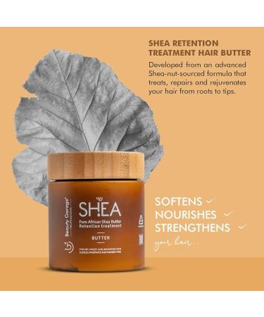 Pure African Shea Retention Treatment Hair Mask 500ml - Nourish & Restore Hair for All Types | Free International Shipping - Buy Online on GoSupps.com
