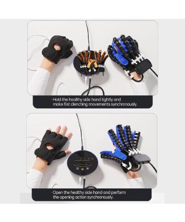 Rehabilitation Robot Gloves Upgrades Hemiplegia Hand Stroke Recovery Equipment with USB Chargeable and Strength Adjustment Finger Exerciser & Hand Strengthener Finger Orthosis Right Hand - Buy Online on GoSupps.com