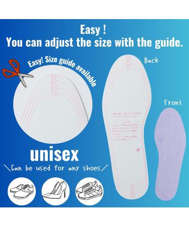 Buy Japanese Traditional Washi Deodorant Insoles - Disposable Sweat Absorbent Pack of 5 Pairs | Made in Japan - Buy Online on GoSupps.com