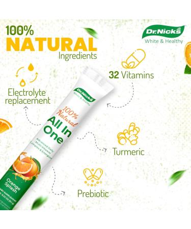 Dr. Nick's Multivitamin Powder for Women 30 Pack Orange Splash Multivitamin for Women with 32 Vitamins and Minerals Sugar Free Non-GMO Vegan Gluten-Free Potent Probiotics Antioxidant - Buy Online on GoSupps.com