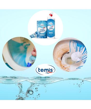 Buy Temis Thick Bleach Liquid - 135 fl oz | Powerful Toilet Bowl & Bathroom Cleaner - Fast International Shipping - Buy Online on GoSupps.com