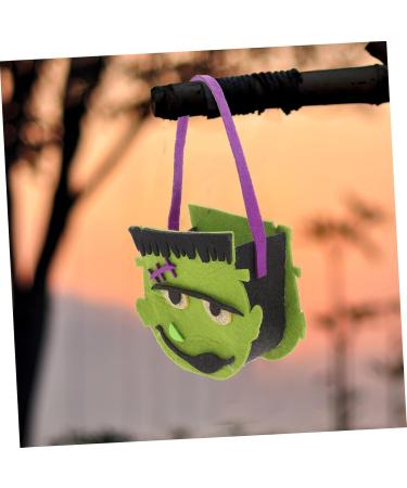 Alipis 4pcs Halloween Candy Bag Decor Halloween Treat Bag Pumkins Children Bucket Modeling Felt Cloth - Buy Online on GoSupps.com