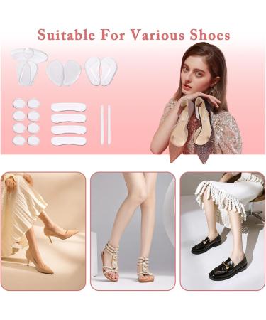 20 Pieces High Heel Protection Pads | Silicone Anti-Slip Cushions for Women & Men | Friction Bubble Prevention - Buy Online on GoSupps.com