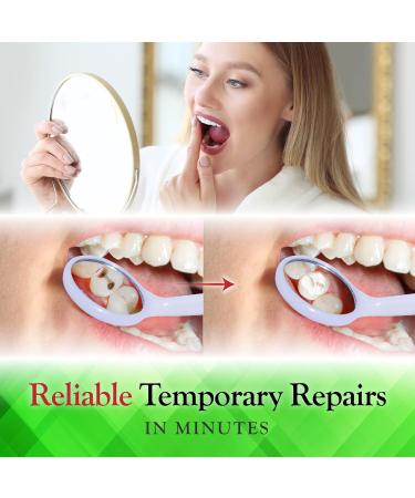 SmileFix Dental Repair Kit - Temporary Teeth Fix for Crowns Caps & Bridges | Sturdy Zinc Oxide & Eugenol Cement | Smile Confidently Anywhere - Buy Online on GoSupps.com