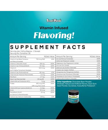 Cookies and Cream Protein Flavor Powder | 20 Servings | Enhance Your Protein Shake with Daily Multi-Vitamin - Buy Online on GoSupps.com