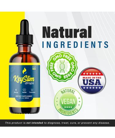 LIVORKA KeySlim Drops Dietary Liquid Support Supplement - 1 Bottle (30 Day Supply) - Buy Online on GoSupps.com