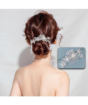 Bridal Hair Accessories bridesmaid hair accessories Pearl Wedding Hair Accessories Crystal Bridal Hair Piece Bridal Hair Accessories Fashion Retro Elegant Ladies Hair Accessories - Buy Online on GoSupps.com