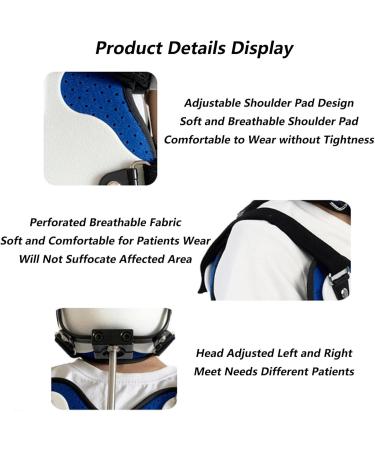 Children Adjustable Head Neck and Chest Fixed Brace Cervical Thoracic Lumbar Spine Orthosis Used for Fracture and Postoperative Recovery L Large - Buy Online on GoSupps.com