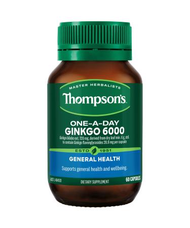 Thompson's One-A-Day Ginkgo 6000mg 60 Capsules