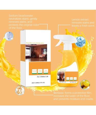 Shakven Hardwood Floor Cleaner Solution Concentrated Multi Surfaces Cleaner | 120ml Floor Polisher Mist All Purpose Cleaner Household Supplies for Floor Brightening  - Buy Online on GoSupps.com