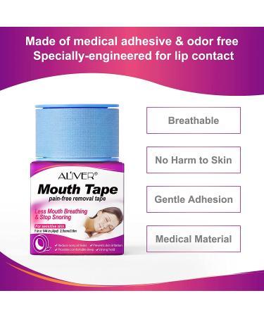 144 Mouth Tape Roll for Better Nasal Breathing and Instant Snoring Relief - Buy Online on GoSupps.com