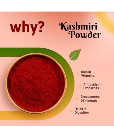 Premium Quality Kashmiri Red Chilli Powder - 100% Natural & Gluten Friendly (100g) - Buy Online on GoSupps.com