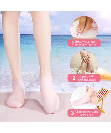 Premium Women's Silicone Socks | Moisturizing Foot Care & Spa Gel Socks - Buy Online on GoSupps.com