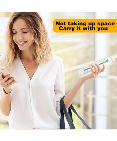 Ouligay Travel Toothbrush Covers - 2 Pack Protective Cases for Family - Ideal Travel Toothbrush Box & Etui - Buy Online on GoSupps.com