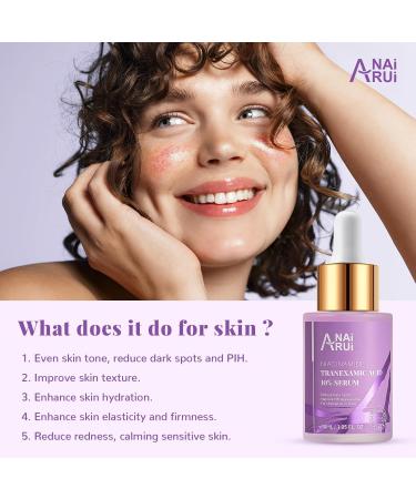ANAiRUi 10 tranexamic acid serum with tranexamic acid and hyaluronic acid niacinamide aimed at hyperpigmentation even skin tone 30 ml - Buy Online on GoSupps.com