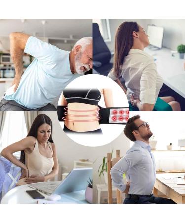 GWAWG Self Heating Lower Back Support Belt 98-111cm/38.5-43.7in - Magnetic Therapy Lumbar Support for Men and Women - Pain Relief - Buy Online on GoSupps.com