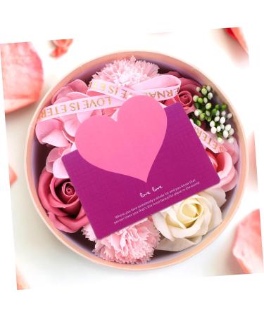 FRCOLOR 4 Boxes Preserved Flower Decoration Soap Flower Mother Fragrance 16.2X16.2X8.2CMx4pcs Pink1x4pcs - Buy Online on GoSupps.com