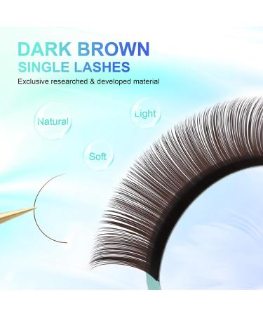 Nagaraku 20 Rows Mixed Size Individual Classic Eyelash Extensions - Dark Brown 0.15 D Curl (7-15mm) | Perfect Volume Eyelashes for Stunning Looks - Buy Online on GoSupps.com